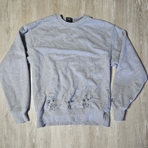 BTS TINY TAN Sweatshirt 01 Grey Sweatshirt Korea